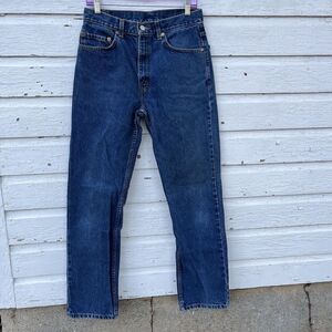 LEVI’S Vintage Y2K  505 Regular Fit Straight Leg Medium Wash Jean- 32x32